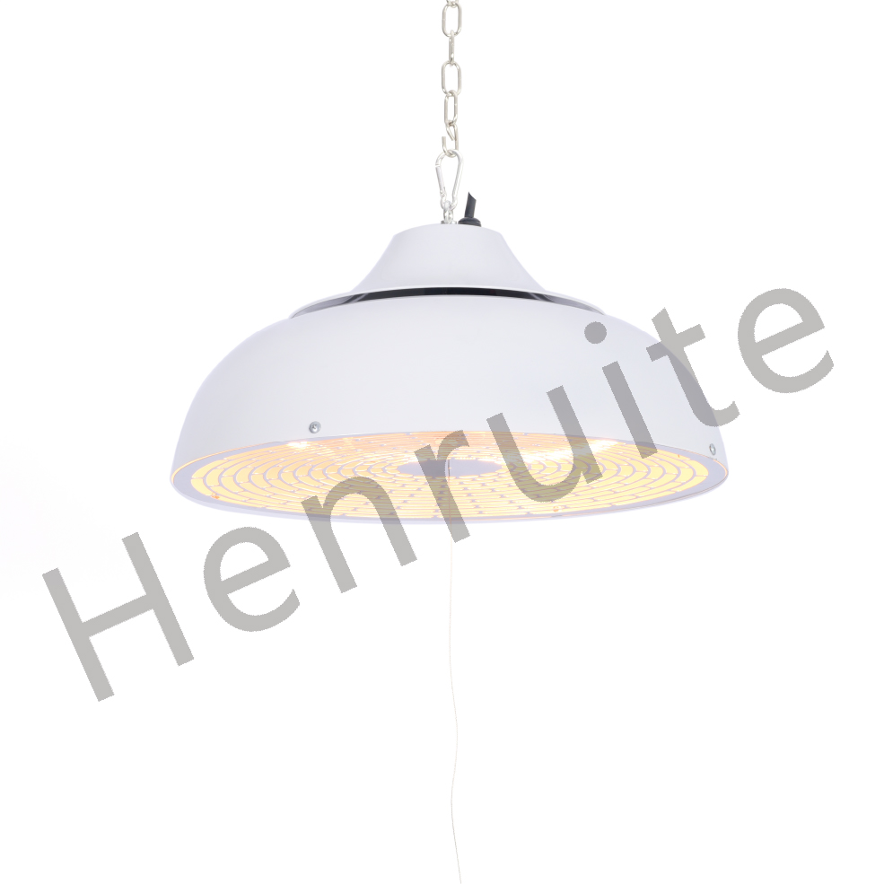 Distance between patio heater and ceiling